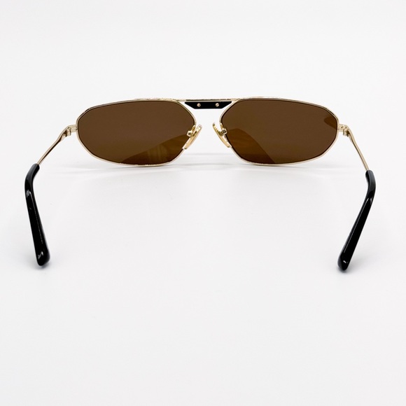 NEW BALENCIAGA BB0245S 003 GOLD BROWN UNISEX SUNGLASSES BB 0245S 003 - Picture 9 of 12